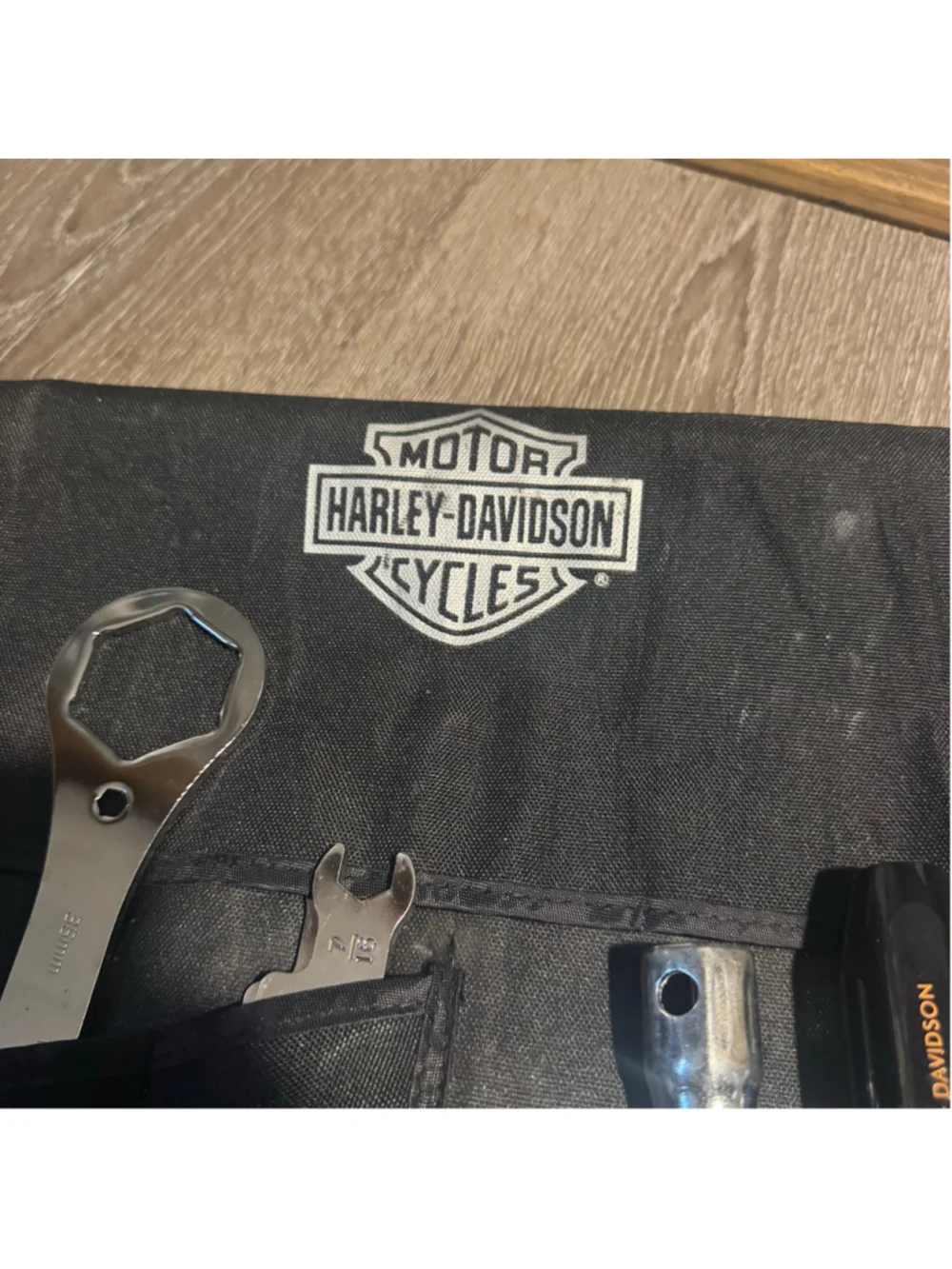 Harley-Davidson Tool Roll Kit One Size Black Silver Genuine Oem Motorcycle Tools